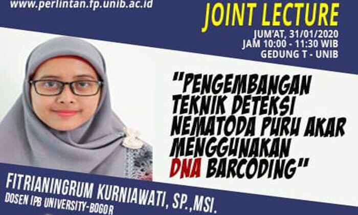 Joint Lecture bersama Dosen IPB, Ibu Fitrianingrum Kurniawati, SP., M.Si.